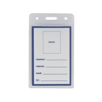 Бейдж Buromax вертикальний, 65 х 109 мм (BM.5403)