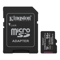Карта пам'яті Kingston 64GB microSDXC class 10 UHS-I V10 A1 Canvas Select Plus (SDCS3/64GB)