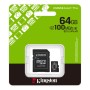 Карта пам'яті Kingston 64GB microSDXC class 10 UHS-I V10 A1 Canvas Select Plus (SDCS3/64GB)