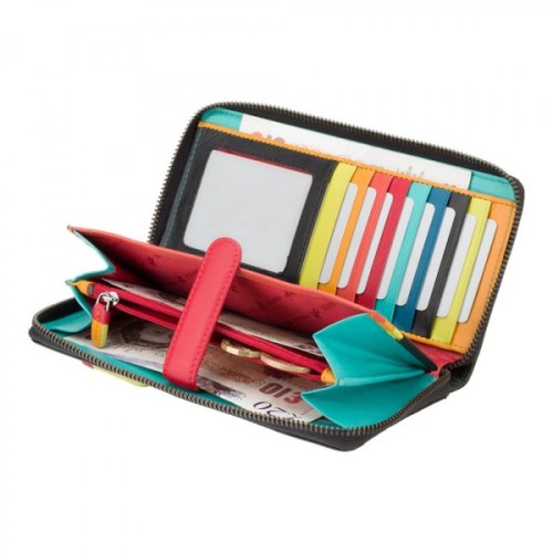 Гаманець Visconti STR5 Corfu з RFID Black Multi (STR5 BLK M)