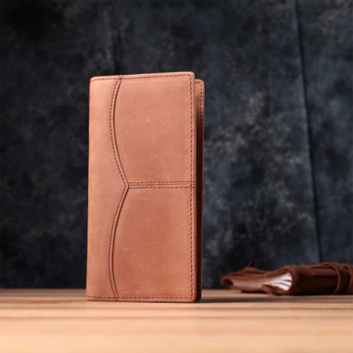 Гаманець Vintage Унісекс у вінтажній натуральній шкірі Рудий (22853)