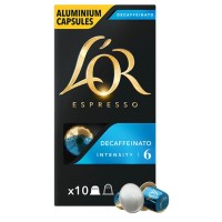 Кава L'OR Espresso Decaffeinato без кофеїну в капсулах 10 шт (8711000357965)