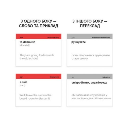 Навчальний набір English Student Картки для вивчення англійської мови English Student IELTS рівень 7.0-8.0 (укр.) (591226015)