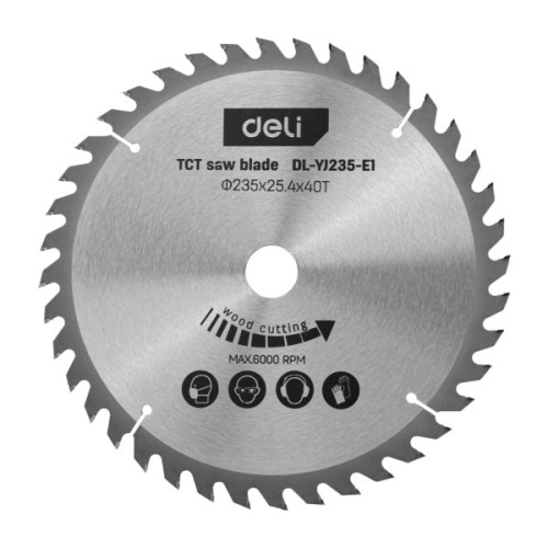 Дискова пила Deli 2200 Вт, 9-1/4"40T (EDL-YJ235-E1)