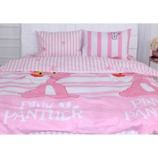 Постільна білизна MirSon Бязь Ranforce Elite 17-0110 Pink Pantere 160х220 (2200004695105)