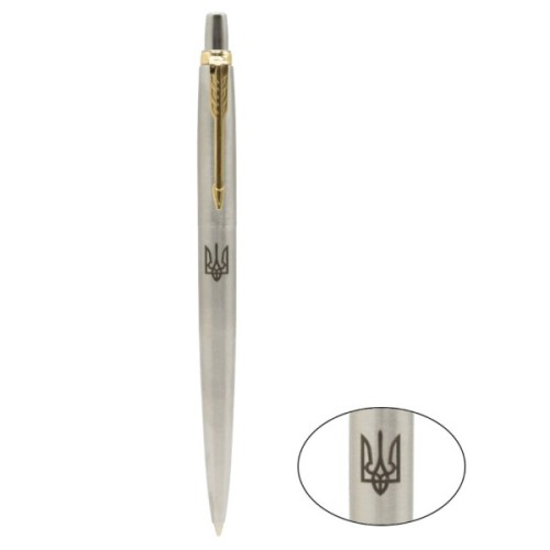 Ручка кулькова Parker JOTTER 17 UKRAINE SS GT BP Тризуб (16032_TR)