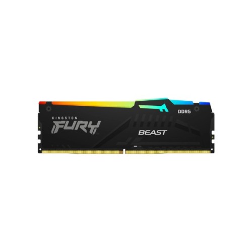 Модуль пам'яті для комп'ютера DDR5 128GB (2x64GB) 5600 MHz Beast RGB Kingston Fury (ex.HyperX) (KF556C36BBEAK2-128)