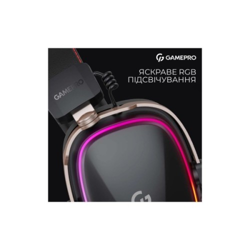 Навушники GamePro Asgard Valkyria RGB Tri-Mod (HSW249B)