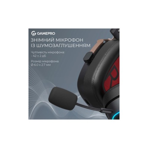 Навушники GamePro Asgard Valkyria RGB Tri-Mod (HSW249B)