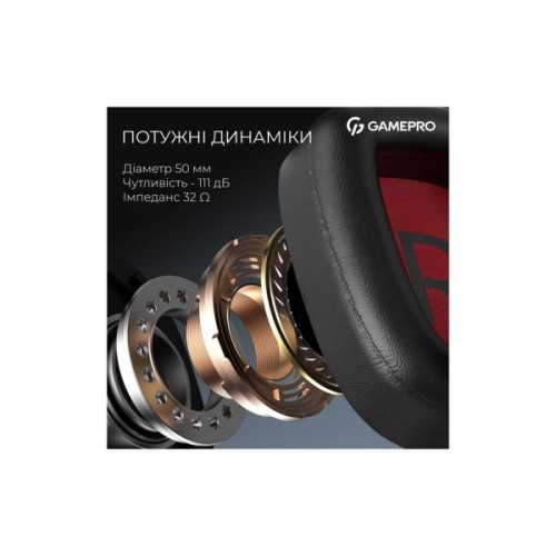 Навушники GamePro Asgard Valkyria RGB Tri-Mod (HSW249B)