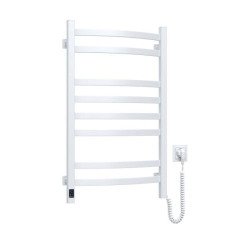 Сушарка для рушників Navin Avalon, 800х480 , таймер-регулятор, сталь, білий, праве підключення (12-103053-4880)