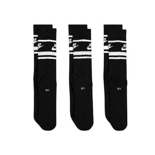 Шкарпетки Nike U NK NSW EVERYDAY ESSENTIAL CR 3PR DX5089-010 42-46 3 пари Чорні (196148786149)
