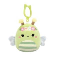 Брелок Squishmallows на кліпсі – Бджілка Сібіл 9 см (SQCP00460)