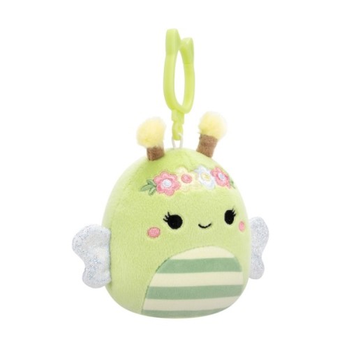 Брелок Squishmallows на кліпсі – Бджілка Сібіл 9 см (SQCP00460)
