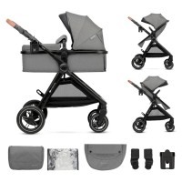 Коляска Kinderkraft 2 в 1 Esme Grey (KSESME00GRY2000) (5902533929658)