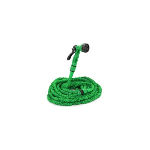 Шланг для поливу Voltronic KY-300G, 8.8-30м/100ft, + розпилювач, насадка на кран, Green, Box (KY-300G)