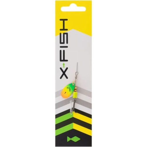 Блешня X-Fish Stark 2.5g 1 Fire tiger (1917.05.84)