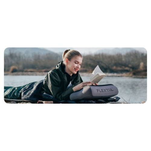 Туристична подушка Flextail анатомічна Zero Pillow сіра (6971670131032)