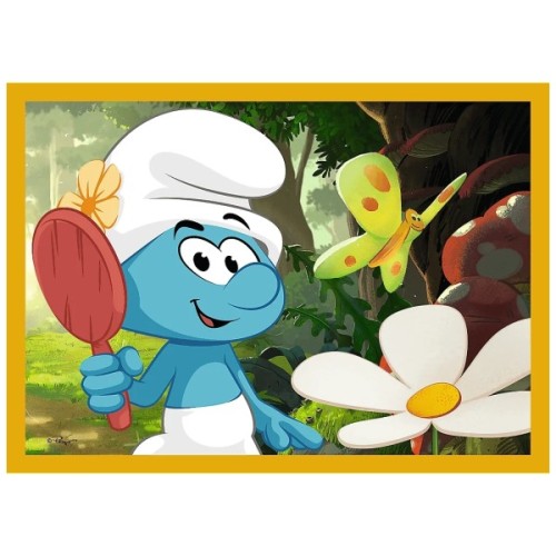 Пазл Trefl The Smurfs Життя в селі смурфів 4 в 1 (35, 48, 54, 70) (5900511346640)