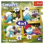 Пазл Trefl The Smurfs Життя в селі смурфів 4 в 1 (35, 48, 54, 70) (5900511346640)