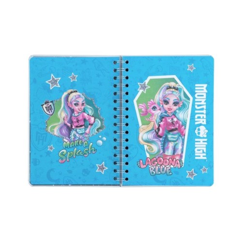 Тижневик Kite дитячий на спіралі Monster High, тверда обкладинка (MH25-438)