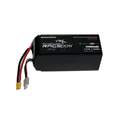 Акумуляторний блок RacePow Lipo 6s 12000mAh 60C XT60 (12000mAh-6s-60C)