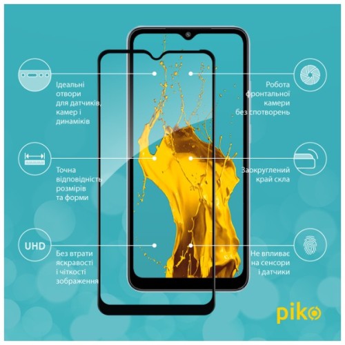 Скло захисне Piko Full Glue Xiaomi Redmi A2 Black (1283126579998)