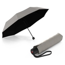 Парасоля Knirps A.050 Medium Manual Sandstone Black HeatShield механічна, складана (Kn95-7051-22502)