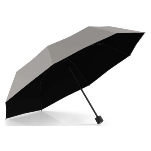 Парасоля Knirps A.050 Medium Manual Sandstone Black HeatShield механічна, складана (Kn95-7051-22502)
