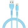 Дата кабель USB 2.0 AM to Lightning 1.2m Blue ACCLAB (1283126518188)