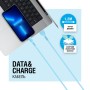 Дата кабель USB 2.0 AM to Lightning 1.2m Blue ACCLAB (1283126518188)