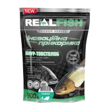 Прикормка Real Fish Silver Series Товстолоб-амур Очерет 0.9kg (809.00.38)