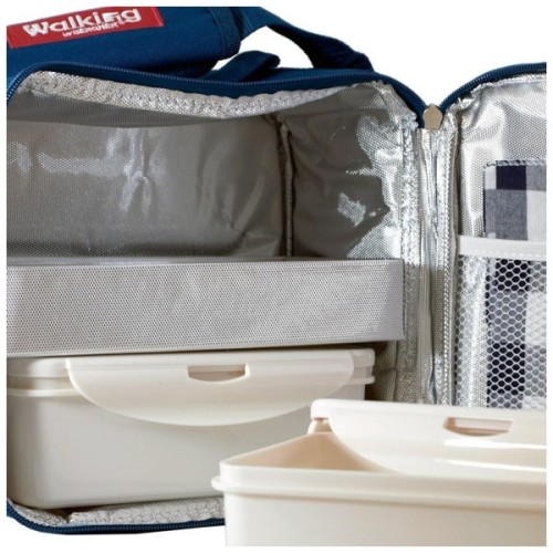 Набір для пікніка Bergner Walking business 23х22х13.5 см 5 предметів (BG-3652-BL)