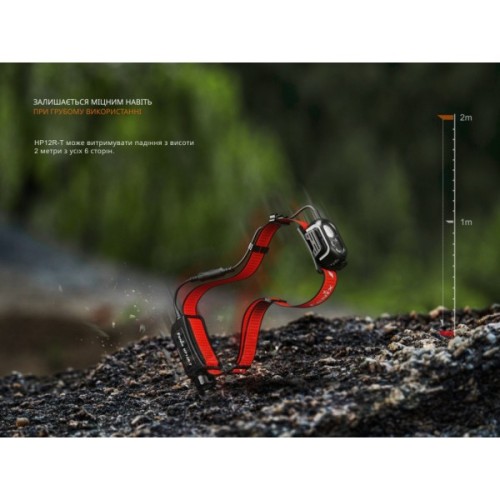 Ліхтар Fenix HP12R-TRd налобний червоний (HP12R-TRd)