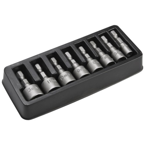 Набір торцевих головок Topex 1/4", 8 шт (39D387)