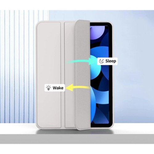 Чохол до планшета BeCover Tri Fold Soft TPU Silicone Apple iPad 10.9" 2022/24/11" 2025 Gray (708521)