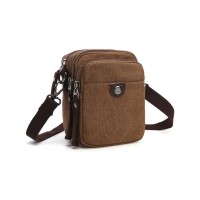 Сумка Vintage Текстильна Коричнева (20163)