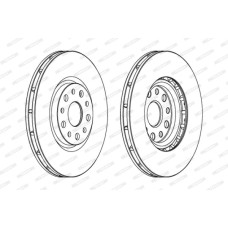 Гальмівний диск FERODO DDF1449