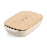 Форма для випікання KitchenAid з кришкою керамогранітна 1,9 л Кремова (CC006107-001)