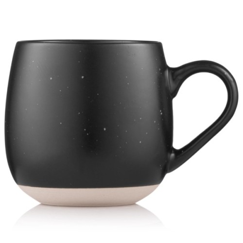 Чашка Ardesto Alcor, 450мл, кераміка, чорний (AR3475RBK)