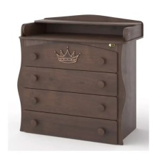 Комод-пеленатор Angelo Корона (горіх) 90х51х90 (19008)