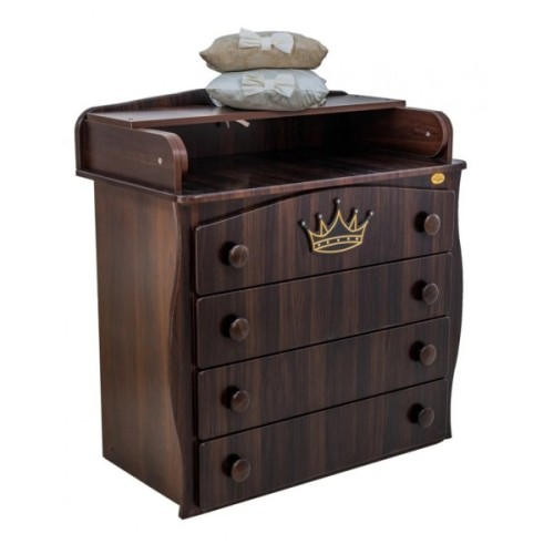 Комод-пеленатор Angelo Корона (горіх) 90х51х90 (19008)