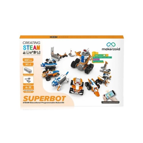 Конструктор Makerzoid Superbot Educational Building Blocks (MKZ-ID-SPB)