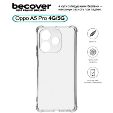 Чохол до мобільного телефона BeCover Anti-Shock Oppo A5 Pro 4G/5G Clear (713813)