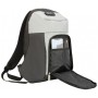 Рюкзак шкільний Optima 17" USB унісекс Сірий (O96914-03)