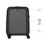 Валіза Wenger Syntry, полікарбонат/поліестер, мала, н/б 16", 4 колеса, чорна (610163)