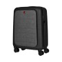Валіза Wenger Syntry, полікарбонат/поліестер, мала, н/б 16", 4 колеса, чорна (610163)
