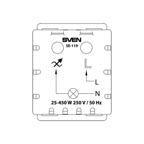 Світлорегулятор Sven SE-119 white (7100099)