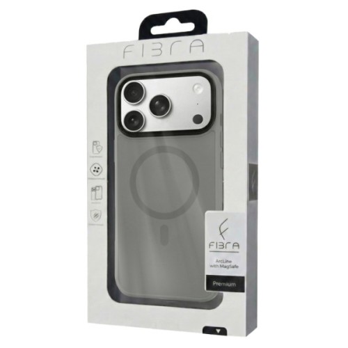 Чохол до мобільного телефона BeCover FIBRA ArcLine MagSafe Apple iPhone 17 Pro Gray (715384)