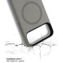 Чохол до мобільного телефона BeCover FIBRA ArcLine MagSafe Apple iPhone 17 Pro Gray (715384)